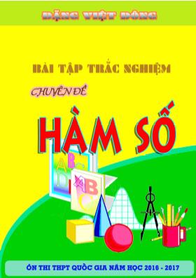 Bài tập trắc nghiệm chuyên đề Hàm số